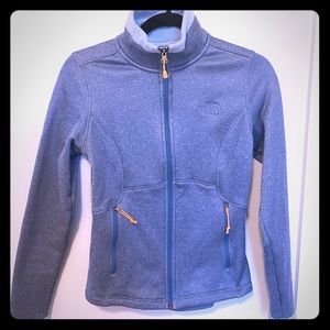 North face fleece zip up jacket